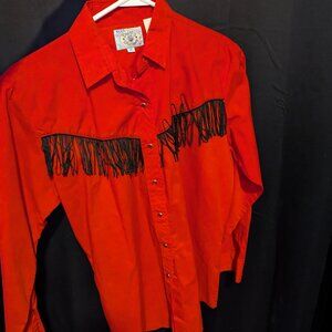 Vintage Western Snap Button Shirt